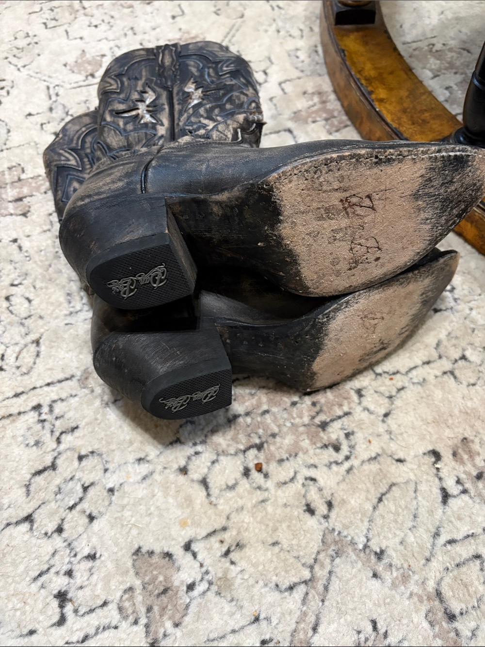 Dan Post  Western Cowboy Boot  Leather - Picture 6 of 9